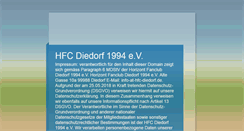 Desktop Screenshot of hfc-diedorf.de